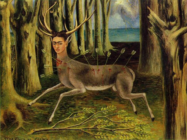 "El ciervo herido", un cuadro pintado por Frida en 1946