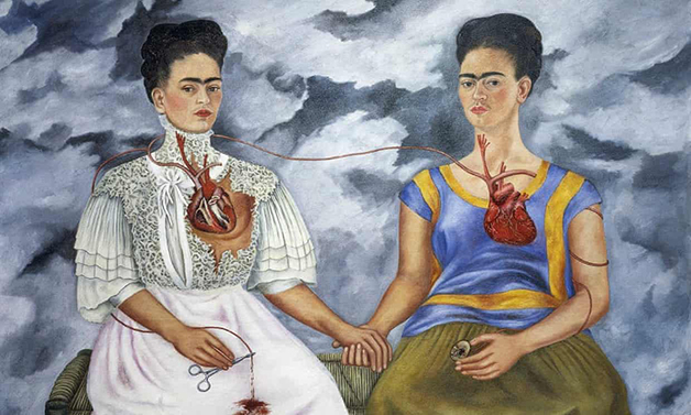 "Dos Fridas", cuadro de la mujer mexicana que se expone en el Museo de Arte Moderno de México