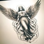 Tatuaje de ángel